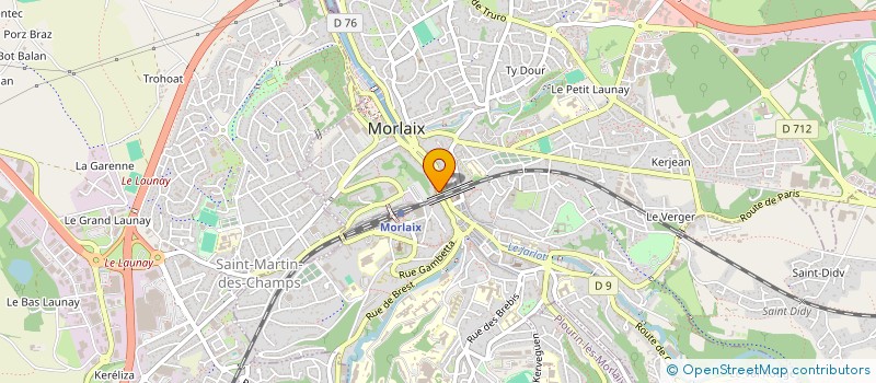 localisation de l'entreprise MONSIEUR RENAUD LE SOUDEER à MORLAIX