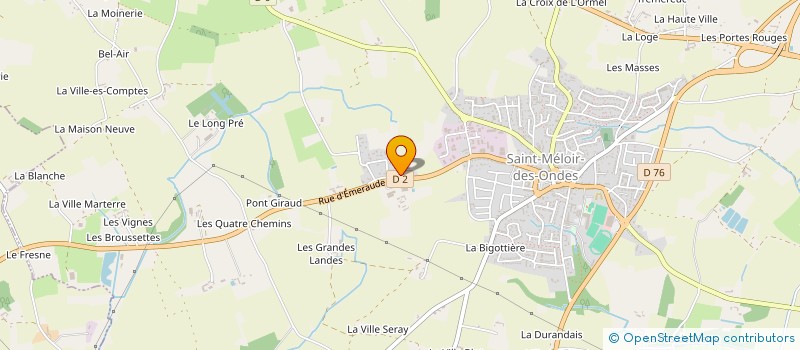 localisation de l'entreprise MONSIEUR RENAUD LE SUAVET à SAINT-MELOIR-DES-ONDES