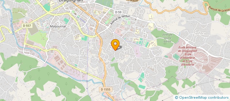 localisation de l'entreprise MONSIEUR RENAUD LEFEBVRE  DRAGUIGNAN