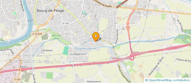 localisation de l'entreprise MONSIEUR RENAUD LEFEBVRE-GANNE à BOURG-DE-PEAGE