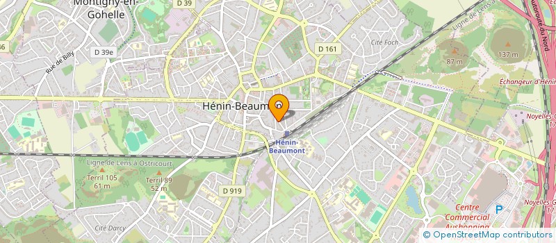 localisation de l'entreprise MONSIEUR RENAUD LEMAIRE à HENIN-BEAUMONT