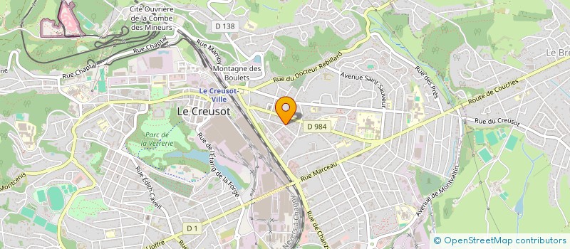 localisation de l'entreprise MONSIEUR RENAUD LEMOND à LE CREUSOT