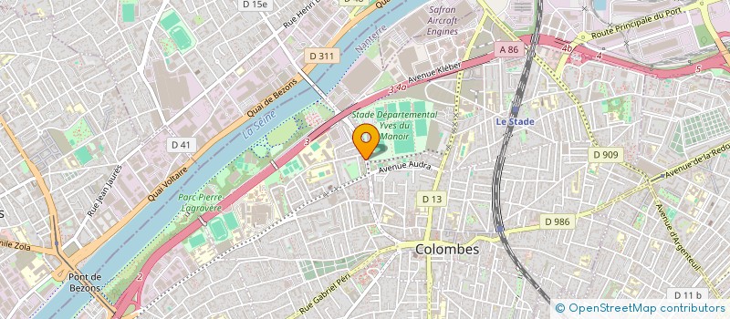 localisation de l'entreprise MONSIEUR RENAUD LEPAS à COLOMBES