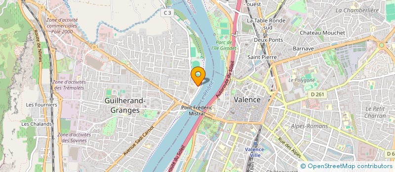 localisation de l'entreprise MONSIEUR RENAUD LEPAUL  GUILHERAND-GRANGES