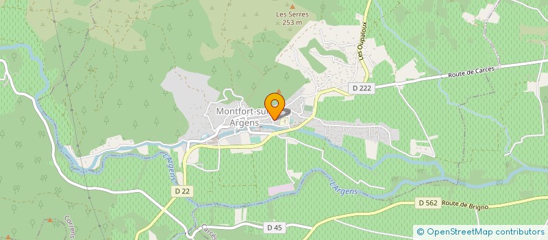 localisation de l'entreprise MONSIEUR RENAUD LETERRIER à MONTFORT-SUR-ARGENS