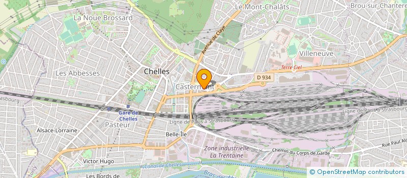localisation de l'entreprise MONSIEUR RENAUD LOISEAU à CHELLES