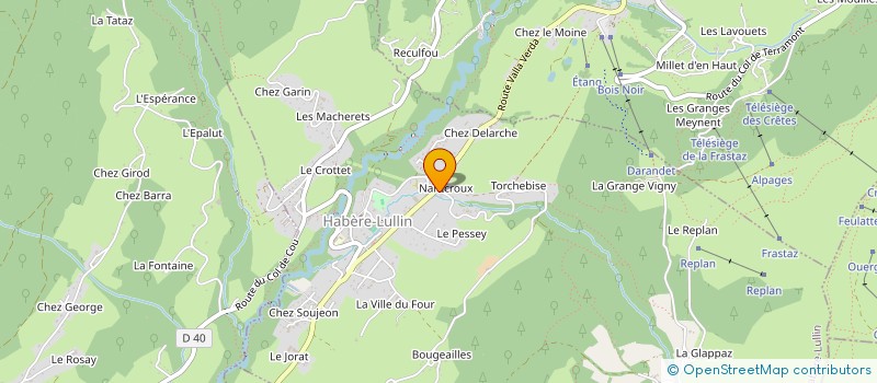 localisation de l'entreprise MONSIEUR RENAUD LOMBARD  HABERE-LULLIN