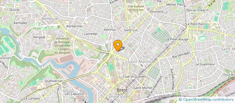 localisation de l'entreprise MONSIEUR RENAUD LOZACHMEUR à BREST