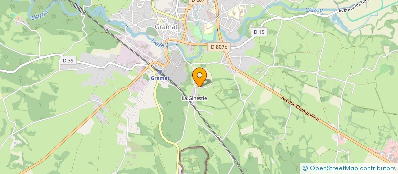 localisation de l'entreprise MONSIEUR RENAUD MAGNIER  GRAMAT