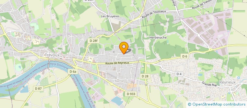 localisation de l'entreprise MONSIEUR RENAUD MANSUY à TREVOUX