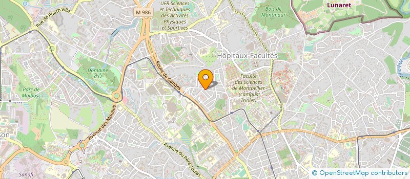 localisation de l'entreprise MONSIEUR RENAUD MARCHAND à MONTPELLIER