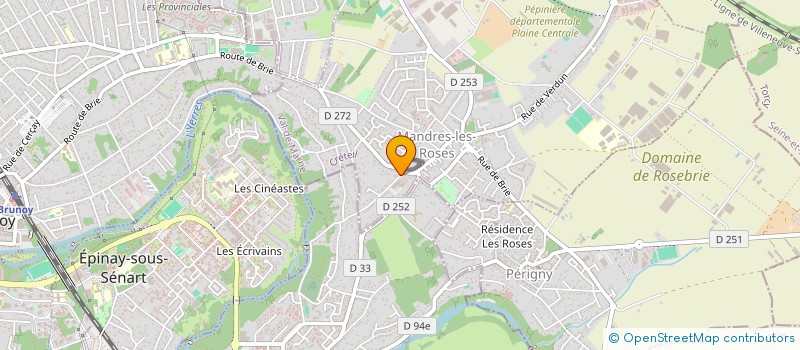 localisation de l'entreprise MONSIEUR RENAUD MASSET  MANDRES-LES-ROSES