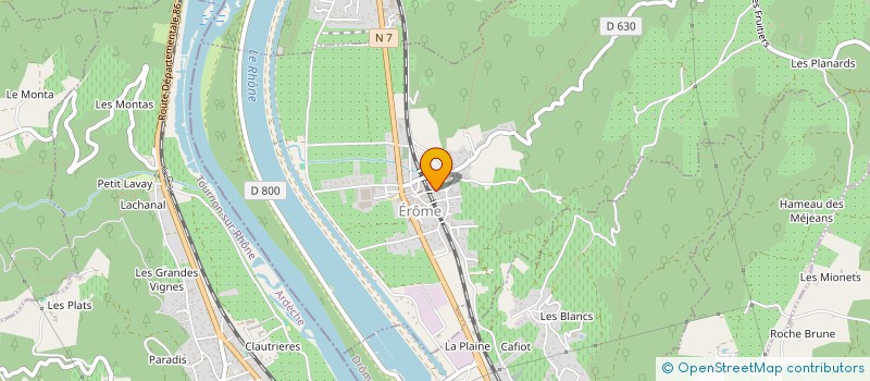 localisation de l'entreprise MONSIEUR RENAUD MASSON  EROME