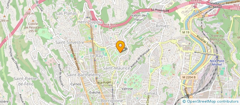 localisation de l'entreprise MONSIEUR RENAUD MATHIAS à NICE