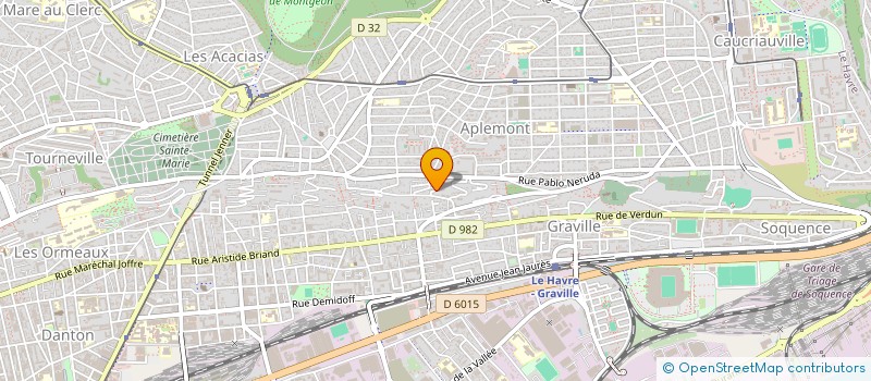 localisation de l'entreprise MONSIEUR RENAUD MATHY à LE HAVRE