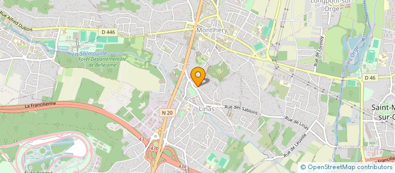 localisation de l'entreprise MONSIEUR RENAUD MAYSSENG à LINAS
