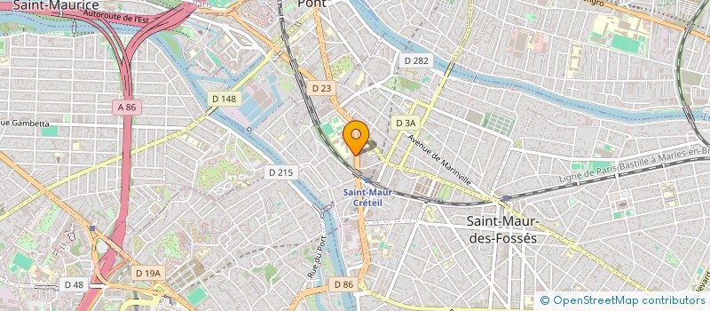 localisation de l'entreprise MONSIEUR RENAUD MAZALEYRAT  SAINT-MAUR-DES-FOSSES