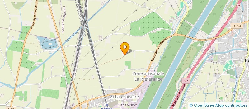 localisation de l'entreprise MONSIEUR RENAUD MEGE  BOLLENE