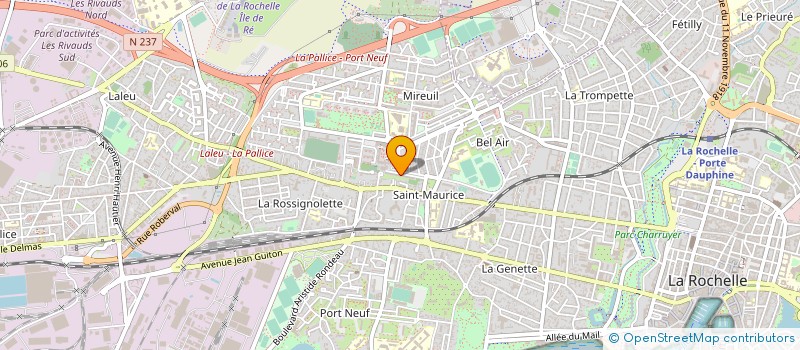 localisation de l'entreprise MONSIEUR RENAUD MENARD  LA ROCHELLE