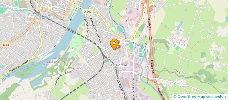 localisation de l'entreprise MONSIEUR RENAUD MERCIER  AMBIERLE