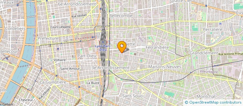 localisation de l'entreprise MONSIEUR RENAUD MEYRAND  LYON