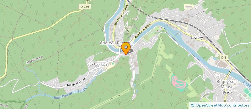 localisation de l'entreprise MONSIEUR RENAUD MILLOT  BOGNY-SUR-MEUSE