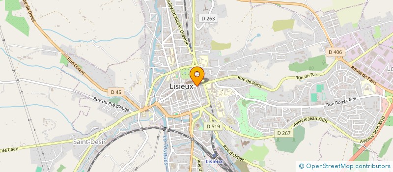 localisation de l'entreprise MONSIEUR RENAUD MOREL  LISIEUX