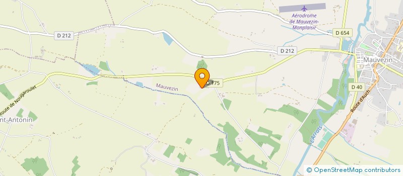 localisation de l'entreprise MONSIEUR RENAUD MORTHOMAS  MAUVEZIN