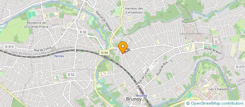localisation de l'entreprise MONSIEUR RENAUD MPASSY LOUKOUMBO à BRUNOY