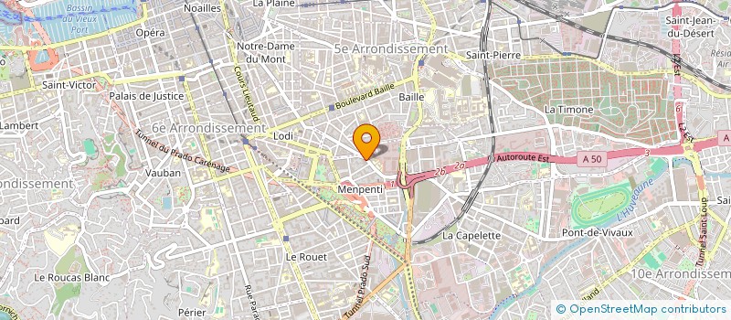 localisation de l'entreprise MONSIEUR RENAUD OLIVER  MARSEILLE