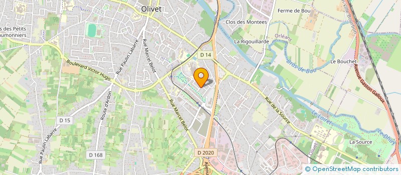 localisation de l'entreprise MONSIEUR RENAUD OSSANT à OLIVET