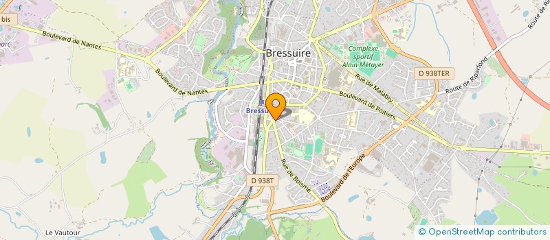 localisation de l'entreprise MONSIEUR RENAUD PACALIN  BRESSUIRE