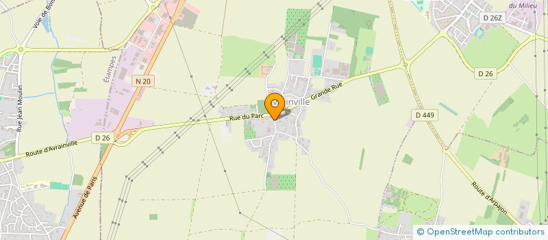 localisation de l'entreprise MONSIEUR RENAUD PASTURAL  AVRAINVILLE