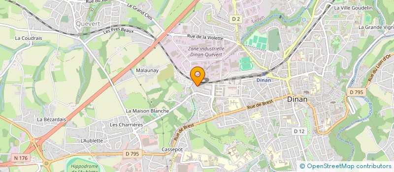 localisation de l'entreprise MONSIEUR RENAUD PELARD  DINAN