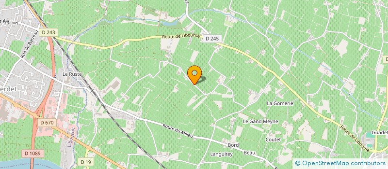 localisation de l'entreprise MONSIEUR RENAUD PHILIPPE  SAINT-EMILION