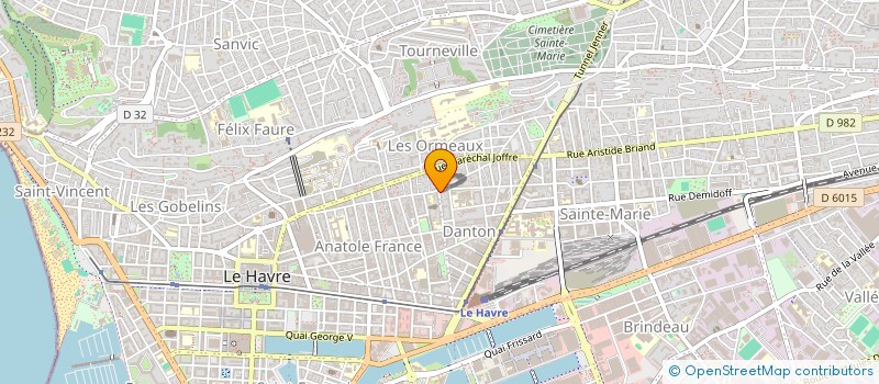 localisation de l'entreprise MONSIEUR RENAUD PIERREL à LE HAVRE