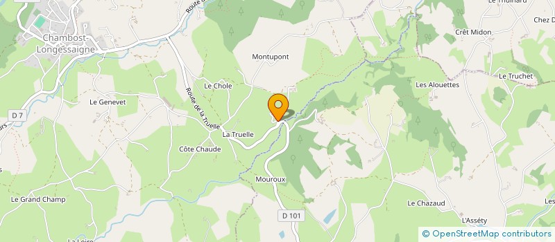 localisation de l'entreprise MONSIEUR RENAUD POMMIER  CHAMBOST-LONGESSAIGNE