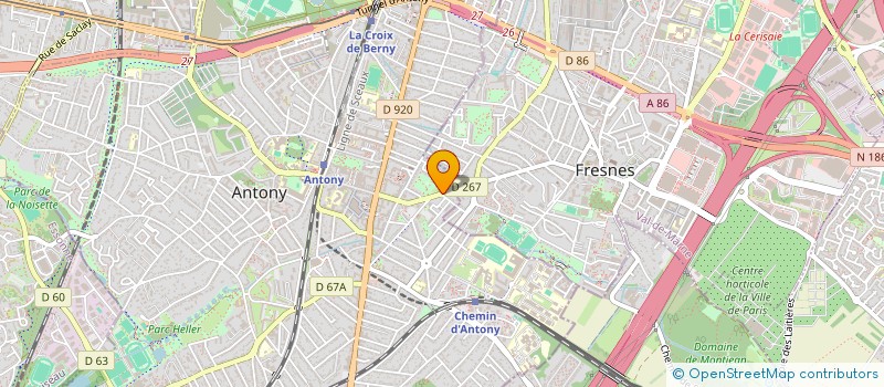 localisation de l'entreprise MONSIEUR RENAUD POURPRE à ANTONY