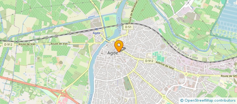 localisation de l'entreprise MONSIEUR RENAUD PRATS à AGDE