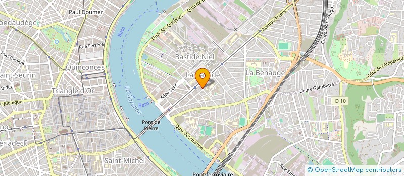 localisation de l'entreprise MONSIEUR RENAUD PROUST à BORDEAUX
