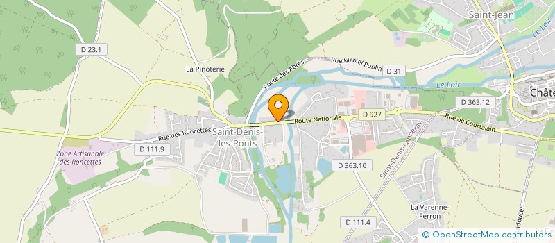 localisation de l'entreprise MONSIEUR RENAUD QUINSON à SAINT-DENIS-LANNERAY