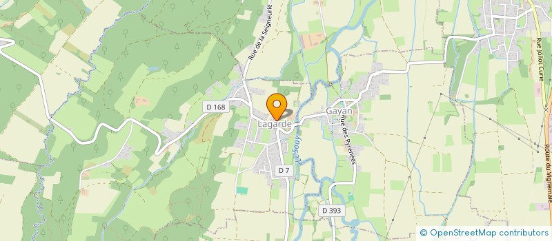 localisation de l'entreprise MONSIEUR RENAUD REXACH  LAGARDE