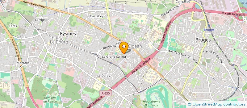 localisation de l'entreprise MONSIEUR RENAUD RIBAS  EYSINES