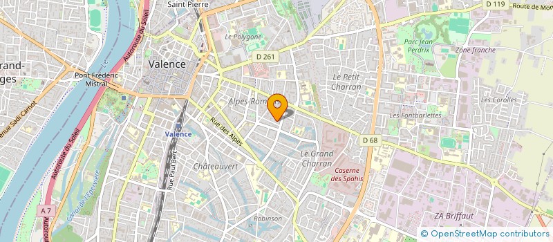 localisation de l'entreprise MONSIEUR RENAUD RIBES  VALENCE