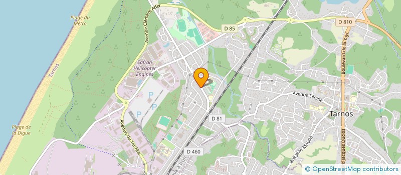 localisation de l'entreprise MONSIEUR RENAUD RICARD  TARNOS