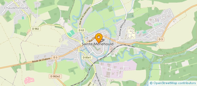 localisation de l'entreprise MONSIEUR RENAUD RICBOURG  SAINTE-MENEHOULD