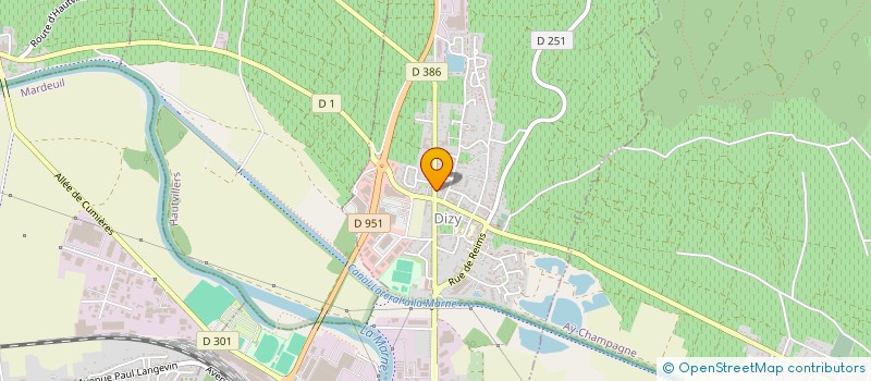 localisation de l'entreprise MONSIEUR RENAUD RICHARD  DIZY