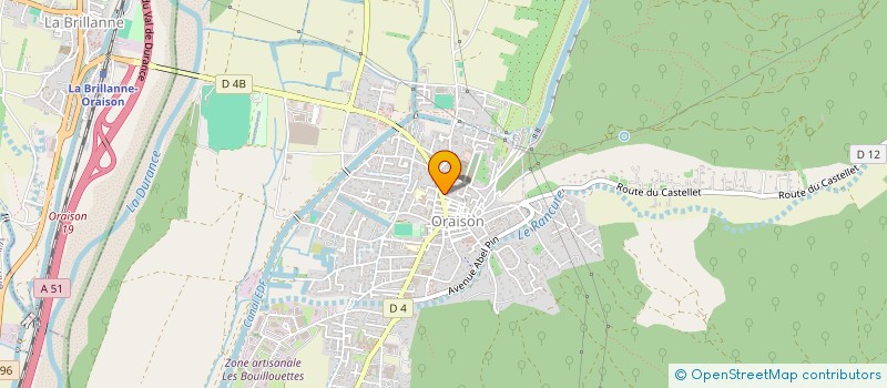 localisation de l'entreprise MONSIEUR RENAUD ROBA  ORAISON