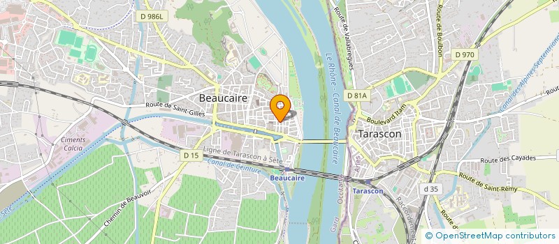 localisation de l'entreprise MONSIEUR RENAUD ROQUEIROL  BEAUCAIRE