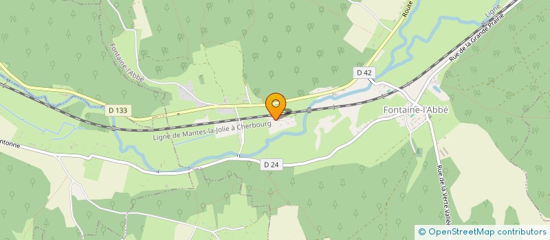 localisation de l'entreprise MONSIEUR RENAUD ROUVILLAIN  FONTAINE-L'ABBE